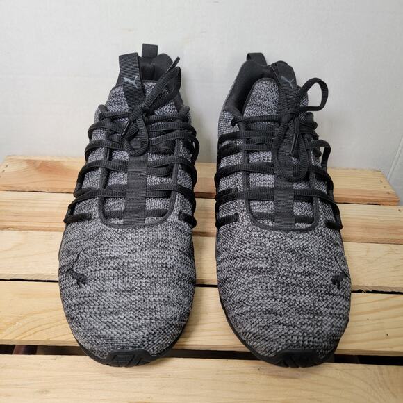 Puma Black Soft Foam+ Comfort Athletic Shoes - Size 10 - Picture 2 of 6